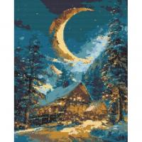 Алмазна мозаїка Зимове тепло дому 40х50 см Origami OD1605-01
