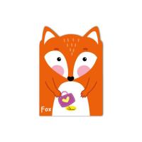 Дитячий блокнот з вушками "Fox" АП-1803-03, 24 сторінки