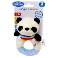 М`яка іграшка-брязкальце TONY LVEE (ПАНДА) Tony Lvee №1217