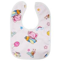 Слинявчик на кнопці Слоненятка, рожевий Mega Zayka №0600