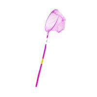 Сачок бамбуковий, круглий, 80 см (рожевий) MIC СчБ60