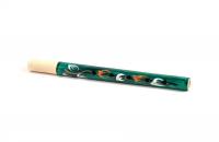 Сопілка з розписом (зелена), 24 см Руді Д215ау-3