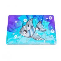 Дитячий дерев'яний пазл Морська рибка Арт-10031, 20 елементів