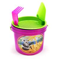 Набір для піску Панда (4 елем), рожевий Unika 0460