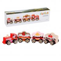 Дерев’яний потяг Солодощі Cubika 15382