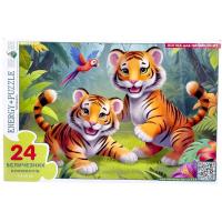 Гра-пазл на 24 елементи Тигренята Київська фабрика іграшок 88458