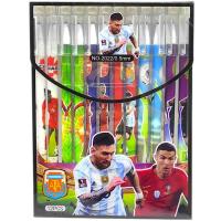 Ручка гелева Пиши-стирай синя Футбол 12 штук MIC 2022