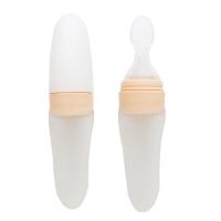 Силіконова ложка-контейнер (бежева) MiC №0108