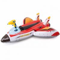 Надувний пліт Літак, з водним зброєю (червоний) MiC 57536