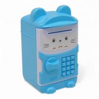 Скарбничка-сейф Мультяшки (13 см), блакитна MIC MS-24-8-1037