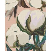 Алмазна мозаїка Квітка бавовна 40х50 см Origami OD30230