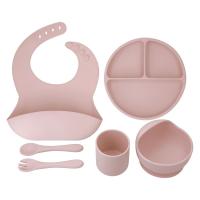 Набір силіконового посуду Lindo (рожевий) Lindo 963-1