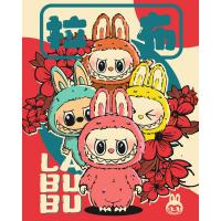 Картина за номерами ПУХНАСТІ МОНСТРИКИ ЛАБУБУ 40х50 см Origami LW3502