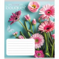 Зошит учнівський "Букет" 024-550337K-2 в клітинку, 24 аркуші