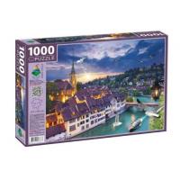 Пазли Берн. Швейцарія. Схід і захід сонця, 1000 елементів, 66 х 48 см Київська фабрика іграшок 83637