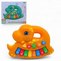 Піаніно дитяче Динозаврик, звуки, мелодії, підсвічування MIC MTK017A