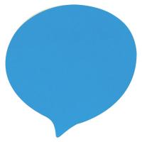 Блок паперу з клейким шаром, фраза, 70х70мм,50арк Axent 2443-03-A