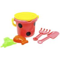 Пісочний набір Горошок, 6 елем. (кораловий) М.Тoys 23245