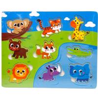 Вкладиші деревʼяні, 22,5х18 см (ТВАРИНИ) MIC C73251