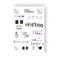 Тимчасові тату-перебивки BTS Tattooshka LB-110