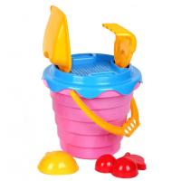 Іграшка "Набір пісочний А" ТехноК 0489TXK 2 пасочки Рожевий