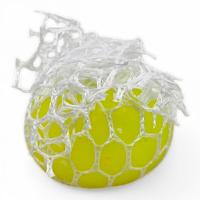 Антистрес Мʼячик-мозок Mesh Squish Game (4 см) жовтий MIC MS-24-71