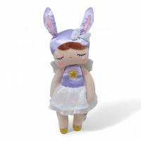 Лялька мʼяка Фея зайчик (34 см.), бузкова Metoo 912-16