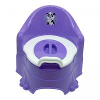 Горщик дитячий (фіолетовий) (різні наліпки) Технок 5156