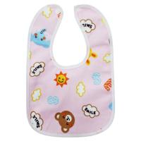 Слинявчик тканинний на кнопці Звірятка Mega Zayka №0600