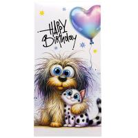 Конверт вітальний (для грошей) 16.5х9х0,5 см FIESTA КВ 25-178