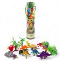 Тварини у колбі Динозаври (12 шт.+ елементи локації) MIC 303-305