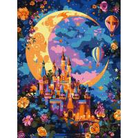 Картина по номерах Місячна фантазія 30х40 см Ідейка KHO5137