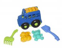 Автобус Бусик з пісочним набором, синій Colorplast 0091