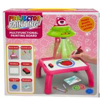 Столик з проєктором на батарейках (герой, підсвітка, диски, фломастери) MIC ZF1004C