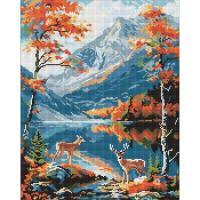 Алмазна мозаїка Магія природи 40х50 см Ідейка AMO8086