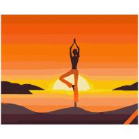 Картина за номерами Асана. Йога  Brushme BS34817