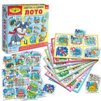 Лото Алфавіт та цифри (укр) Київська фабрика іграшок 84375