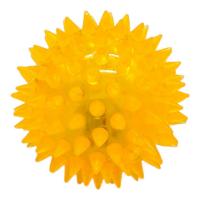 Мʼяч-їжачок гумовий зі світлом (ПОМАРАНЧЕВИЙ) MIC 3388P