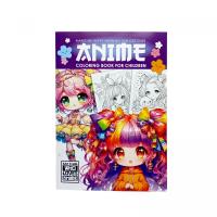 Розмальовка аніме 210х297мм., 8 аркушів, Скоба. Art studio of Happiness 25193