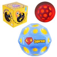 Антигравітаційний мʼячик зі світлом Gravity (Moon) Ball, блакитний, 6 см MIC PR2447