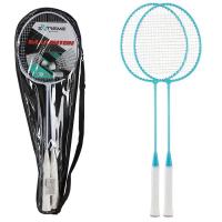 Бадмiнтон (2 ракетки) в сумці-чохлі, блакитний MIC BD24188