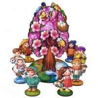 Дитяча настільна гра "Пори року абрикоса" (ПСД295) PSD295 дерев'яна