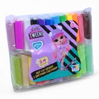 Набір для ліплення з повітряним пластиліном Lovin L.O.L. Surprise! Tweens, 24 кольори, класік Окто LOL70191