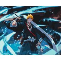 Картина по номерах Аніме Бліч. Ічіго Куросакі 40x50 см Origami LW0600