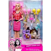 Лялька з улюбленцями, ігровий набір (ВИД 2) MIC HY08G