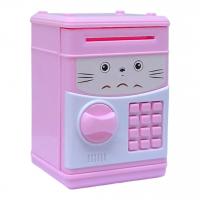 Скарбничка-сейф з вушками, 13 × 8 см (рожева) MIC MS-24--8-1038