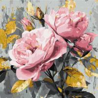 Картина за номерами "Делікатна краса" ©art_selena_ua KHO3346, 40х40 см