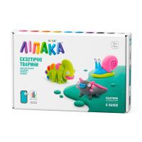 Набір пластиліну, що самостійно твердіє, Ліпака - Хамелеон, Гастропода, Аксолотль Lipaka 60049-UA01