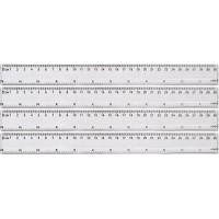 Лінійка прозора Bambi 8830, пластикова, 30 см