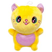 Мʼяка іграшка кольоровий котик 22 см (ЖОВТИЙ) MIC KA-23-5339